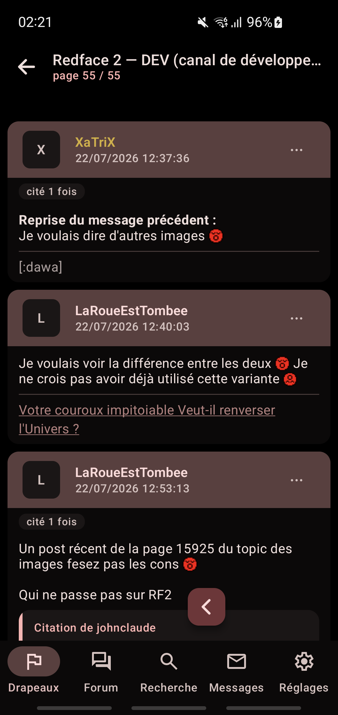 AMOLED fil DEV encart
